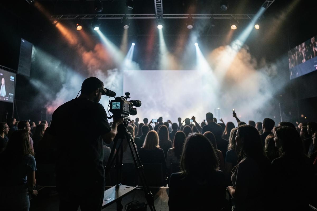 Réalisation vidéo : Coulisses — captation d'événement